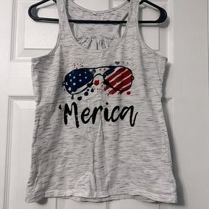 Womens ‘merica tank. Medium.‎